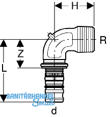 Geberit Mepla bergangswinkel