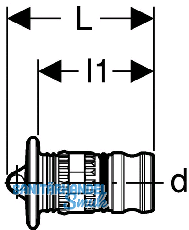 Geberit Mepla Endadapterverschlusst.