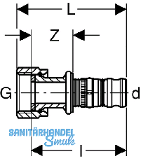 Geberit Mepla Verschraubung zu