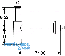 Geberit Direktsiphon fr Waschtisch