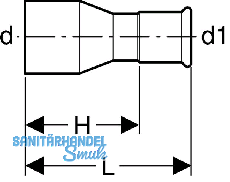 Geberit Mapress C-Stahl Reduktionsstck
