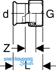 Geberit Mapress C-Stahl bergang m.