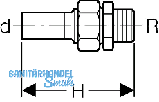 Geberit Mapress Edelstahl bergangsv