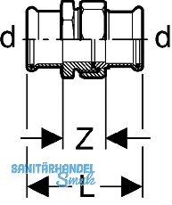 Geberit Mapress C-Stahl Verschraubung