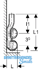 Geberit Mapress C-Stahl Kreuzungs-Paar