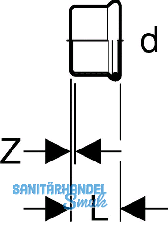 Geberit Mapress C-Stahl Kappe