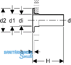 Geberit Mapress Edelstahl Bund