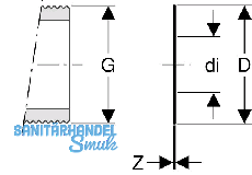 Geberit Mapress Flachdichtung
