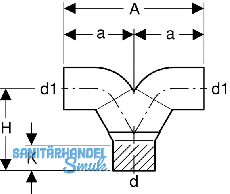 Geberit Silent-db20 Hosen-T-Stck
