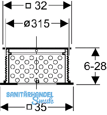 Geberit Pluvia Zusatzset