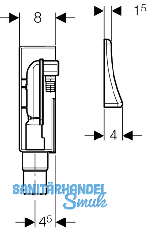 Geberit UP Siphon f WM m UP-Kasten