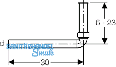 Geberit WT UP Siphon Verlngerung