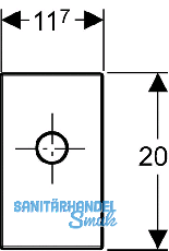 Geberit Fertigbauset f Waschtisch-