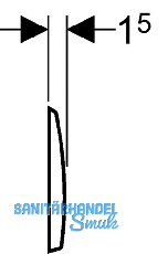 Geberit Bettigungsplatte Kappa50