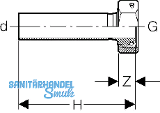Geberit Mapress bergangsverschraubung