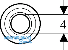 Geberit Rosette d40 241508