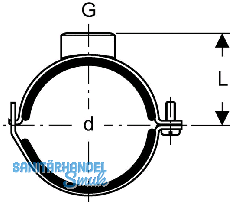 Geberit Silent-db20 Rohrschelle