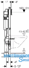 Geberit Duofix Montageelement f WC