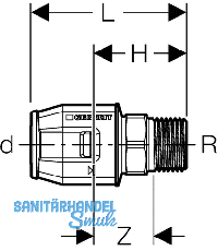 Geberit PushFit bergang mit AG