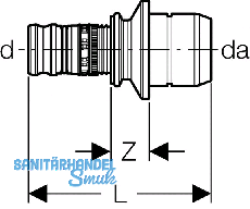 Geberit Mepla Steckberg. fr Verteiler