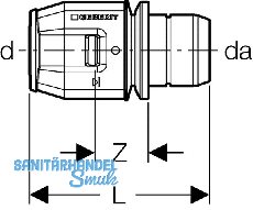 Geberit PushFit Steckberg. f. Verteiler