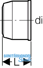 Geberit Verteilerkappe m. Steckanschluss