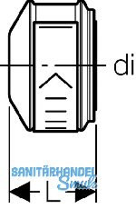 Geberit Verteilerkappe m. Steckanschluss