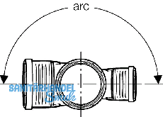 Geberit Abzweig 2x PP-MD 87.5G
