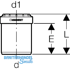Geberit Reduktion PP-MD d50/40 kurz