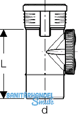 Geberit Reinigungsstck PP-MD 90G d75