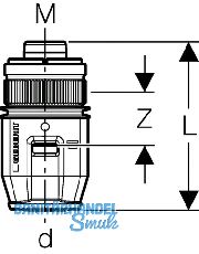 Geberit PushFit Schnellkupplung