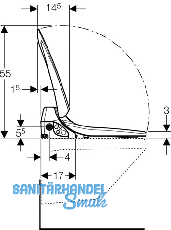 Geberit AquaClean 4000, weiss