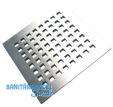 HL066Q.1E Niro-Rost \"Quadra\" 138x138mm