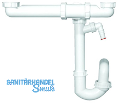 HL126.2/50 Raumsparsifon DN50x6/4' m. Kgel. WG-Anschl. u. Abl.v