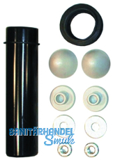 HL226 AG f. WWC m. Splrohr. Manschette u. Befestigungsmuttern s