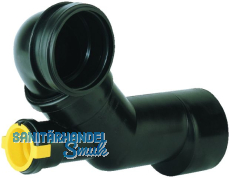 HL227 WC-Anschl.kombi DN90/110 mit Anschl. DN50 f. Vorwandinst.