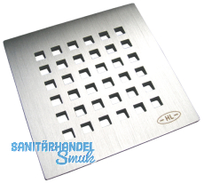 HL3120 Niro-Rost V4A 115x115mm Quadra