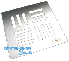 HL3124 Niro-Rost V4A 115x115mm Nil