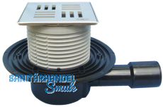 HL510N-3124 Bodenabl. DN40/50 waagr KLICK-KLACK, Nil