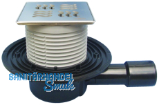 HL510N-3125 Bodenabl. DN40/50 waagr KLICK-KLACK, Yukon