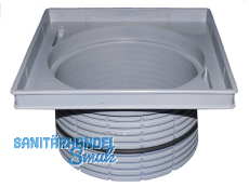 HL608 Aufst.elem. 144mm/d 195mm mm Kst./226x226mm Guss m. Wasser