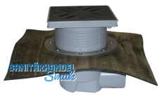 HL615HW Perfektabl. DN110 waagr m. Bitum enmanschette. 240x240mm