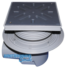 HL615LW Perfektabl. DN110 waagr m. Dicht flansch. 240x240mm/226x