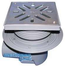 HL615S Perfektabl. DN110 waagr m. Dichtf lansch. 240x240mm Kst./