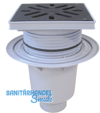 HL616/5 Perfektabl. DN160 senkr m. Dicht flansch. 240x240mm Kst.