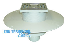 HL62BP/2 Dachabl. DN125 m. PVC-Kragen begehbar