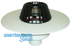 HL62P/7 Dachabl. DN75 m. PVC- Kragen u. Heizung (10-30W/230V)