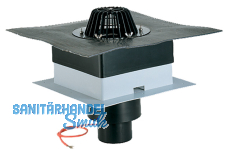HL63.1H/2 Dachabl. DrainBox DN125 m. Bitumenmanschette u. Heizun