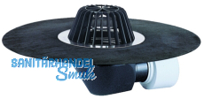 HL64H Dachabl. DN75/110 waagr m. Bitumen manschette