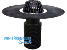 HL69H/5 Renovierungsdachabl. f. DN160 m. Bitumenmanschette